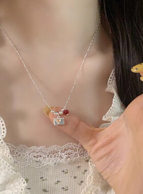 新款小众设计感轻奢女锁骨链
