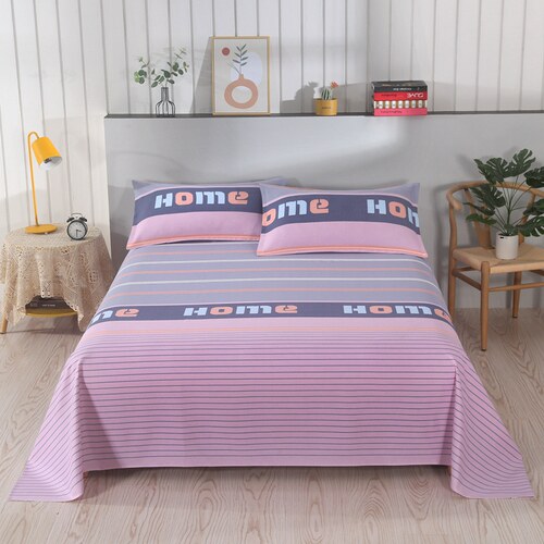 加厚防滑老粗布床单透气吸汗