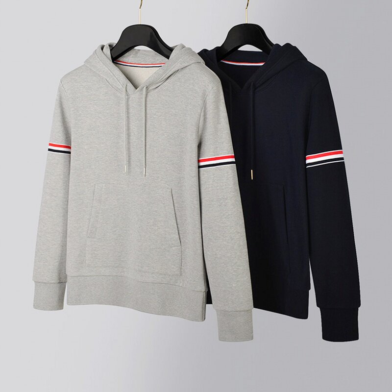 秋季tb纯棉卫衣运动服连帽衫潮