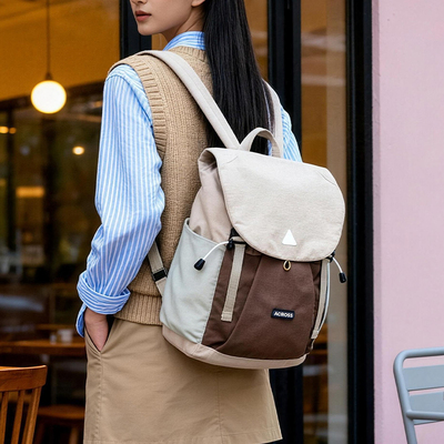 across户外休闲百搭日韩系双肩包