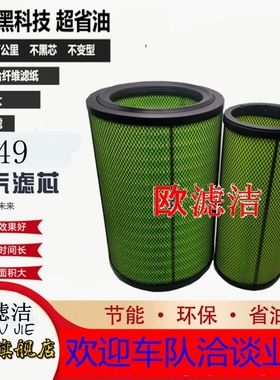 KLX-1463/1464空滤K3348/K3349PU空气滤芯适配同力通力宽体车875B