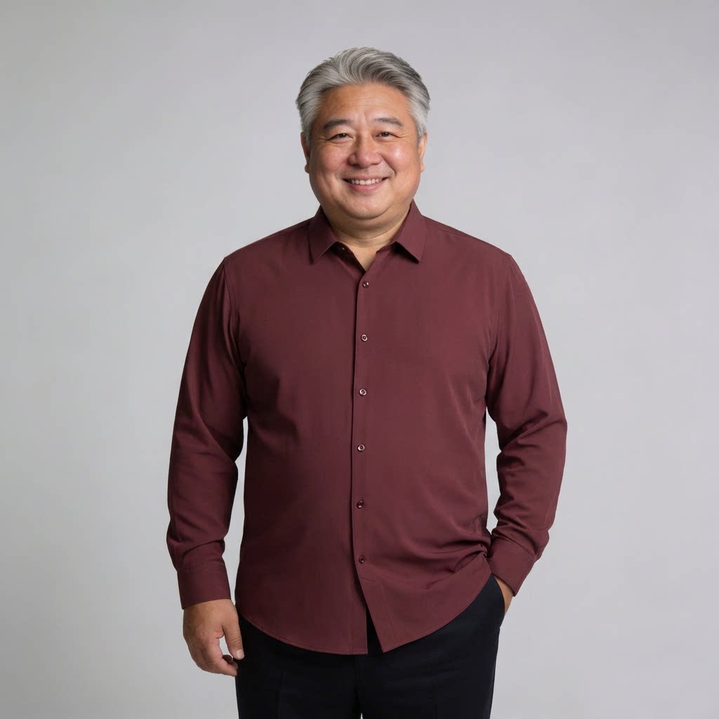 中老年爸爸男装加肥加大码春秋季长袖衬衫宽松大号衬衣  弹力不露