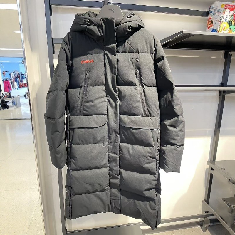 安踏冰甲羽绒服女2026春六度芯中长防泼水连帽保暖外套162617911,运动服/休闲服装,运动羽绒服,淘宝优惠券,粉丝福利购,淘宝优惠卷
