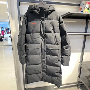 安踏冰甲羽绒服女2026春六度芯中长防泼水连帽保暖外套162617911