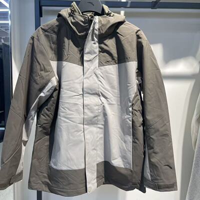 安踏2025冬综训男连帽风衣两件套