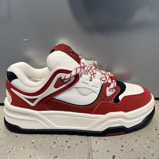 安踏2026春好事发生芝士蛋糕厚底板鞋男马年限定运动鞋112618071