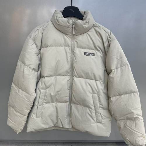 安踏男防泼水鸭绒保暖立领羽绒服