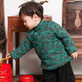 儿童唐装 男女童加厚小棉衣宝宝中国风棉袄外套童装 冬季 2025新款