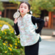 儿童国风坎肩 马甲拜年服过年对襟新年装 叙罗春秋冬三季 女童新中式