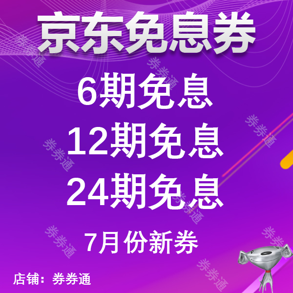 京东6/12/24期免息券兑换码手机电脑3C服饰包包家电优惠券全品类 购物提货券 礼品卡 原图主图