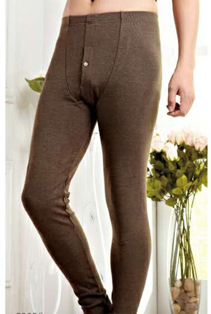 包邮威爽秋冬男士中厚护膝发热纤维单条裤秋裤线裤 仅48元，9382