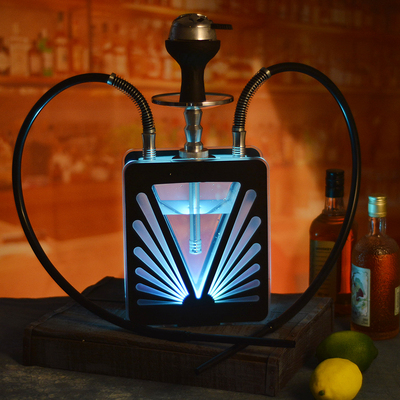 水烟壶酒吧带灯烟壶双管