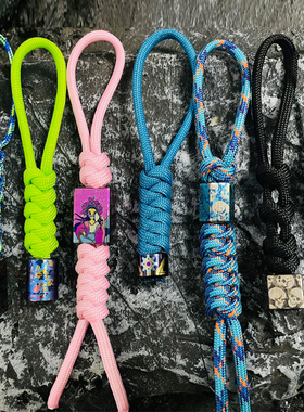 TiFire钛合金刀坠，挂坠，简易手工编绳，送伞绳