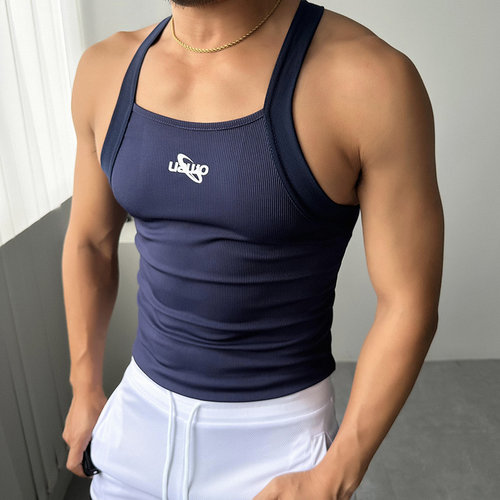 辉先生夏季男士薄款休闲健身背心