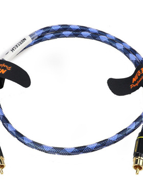 万隆NEVD-1001旗舰单晶银纯银数码RCA同轴线HIFI线