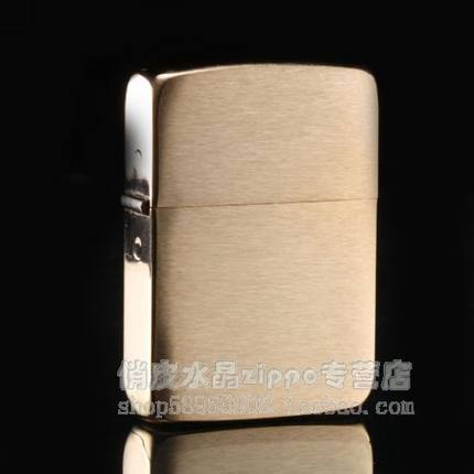 俏皮水晶专柜正品zippo打火机  纯铜拉丝 复刻1941b