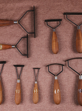 大号刮刀工业油泥直角双头黑色灰色银色刮片套装工具箱美国土双刃