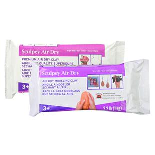 Sculpey Dry优质风干粘土瓷白土石粉土美国土模型造型土 Air