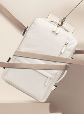 双肩包男16英寸笔记本电脑包可扩容大容量多隔层背包旅行出差行李包学生书包