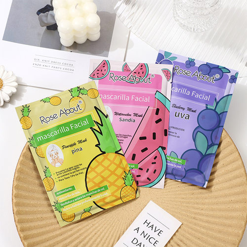 全英文水果面膜facemask补水保湿