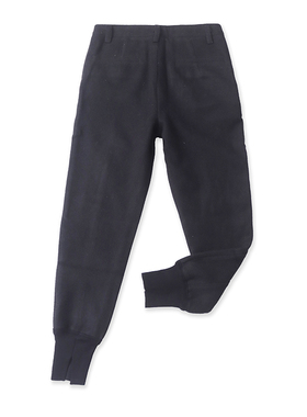 毛呢加绒收脚口萝卜裤 秋冬新款宽松休闲卫裤女时尚九分裤子16524