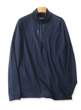 立领拉绒卫衣 春秋新款春秋新款时尚套头打底衫外贸运动上衣21063