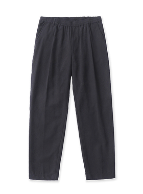 外贸松紧腰麂皮绒休闲裤 秋夏季新款百搭时尚小脚裤女长裤子11284