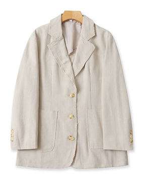 外贸毛边做旧西装 春秋新款长袖时尚西服 男女宽松上衣外套 16372