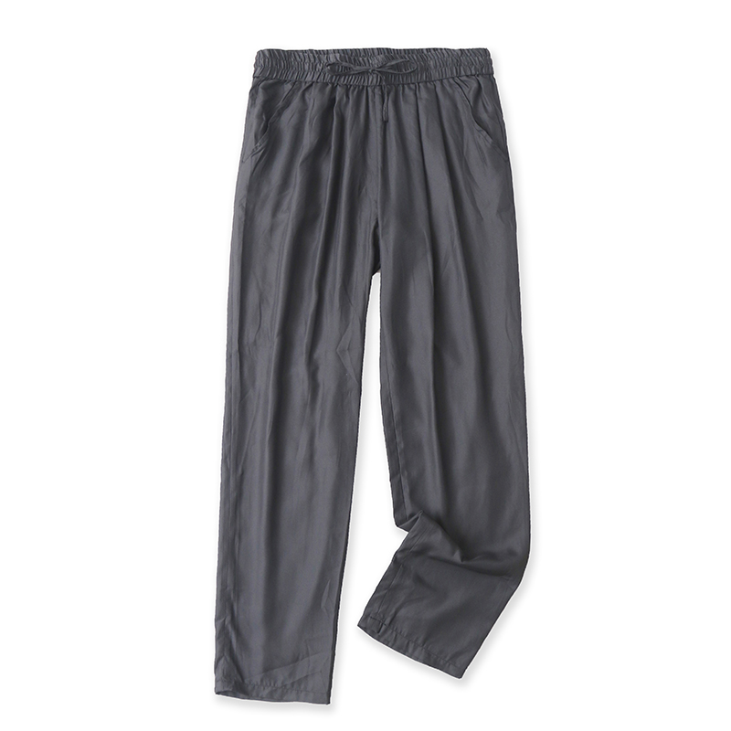 松紧腰百搭款长裤薄款裤子