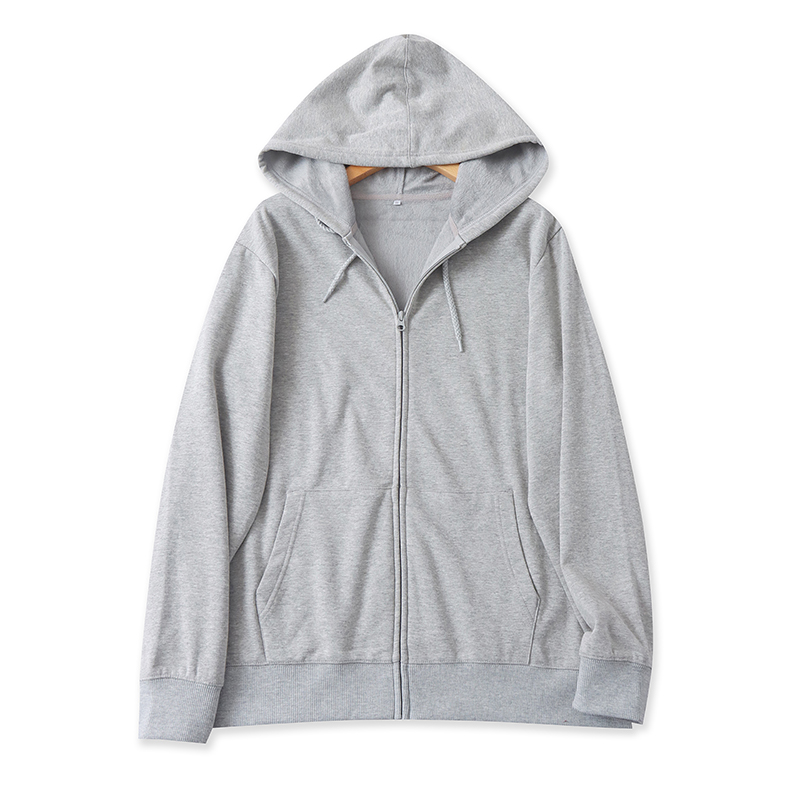 外贸连帽加绒厚卫衣大版上衣外套