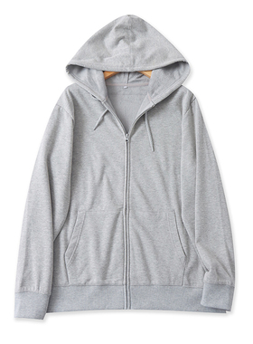 外贸连帽加绒厚卫衣 春秋新款时尚拉链外套男女大版上衣帽衫06203