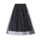 A字显瘦中长款 新款 女装 时尚 19184 气质松紧腰网纱半身裙 裙子 夏季