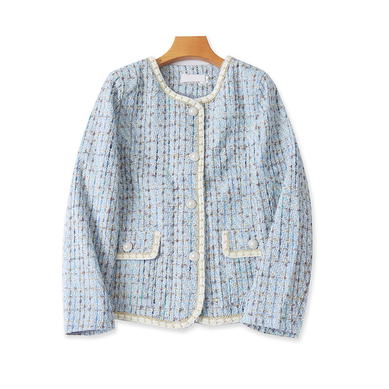 气质小香风外套 春秋新款短款百搭时尚纽扣开衫 女修身上衣 13494,女装/女士精品,短外套,淘宝优惠券,粉丝福利购,淘宝优惠卷