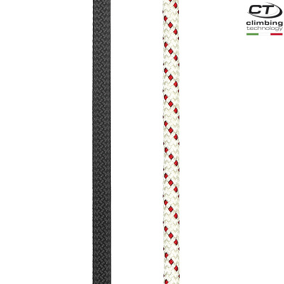 CT Climbing Technology Worksman Black 11.1mm救援黑静力绳白色
