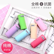 Quần short nữ tam giác cotton thắt lưng thấp Quần lót nữ thoáng khí màu rắn cỡ lớn MM béo - Giống cái