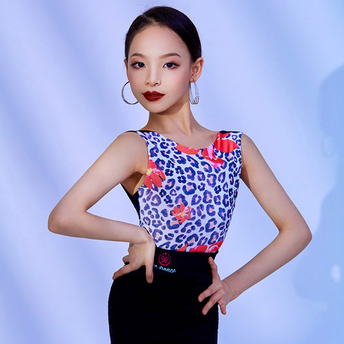 xcdance星辰新款花纹吸睛拉丁舞