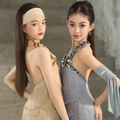 星辰舞服「幻光」亮片吊带流苏