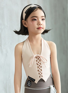 星木漾舞服拉丁舞练习服绑带荷叶上衣花边裙摆修身裤装高级日常