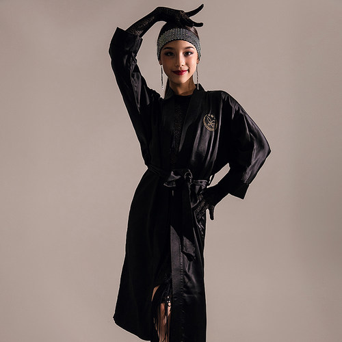 星辰舞服2024新款经典拉丁舞赛袍凸显女王气质女儿童比赛摩登舞