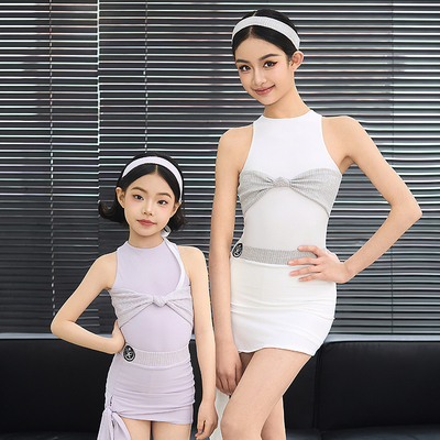 星木漾拉丁舞服「简训」2026春夏坎袖吊带绑带袜套拉丁舞练习服