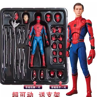 SHF超凡蜘蛛侠手办英雄归来无归彼得帕克关节可动玩具人偶模型男
