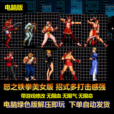 怒之铁拳美女版多连招Win电脑版