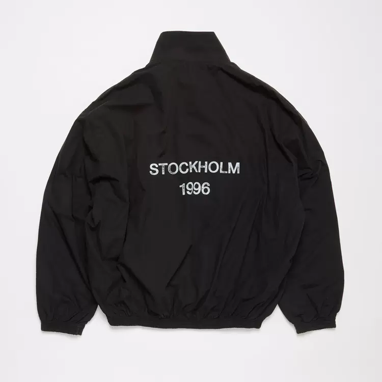 AC Logo zipper jacket 做旧LOGO字母印花夹克风衣外套 黑色 米白 S-XL 3396#