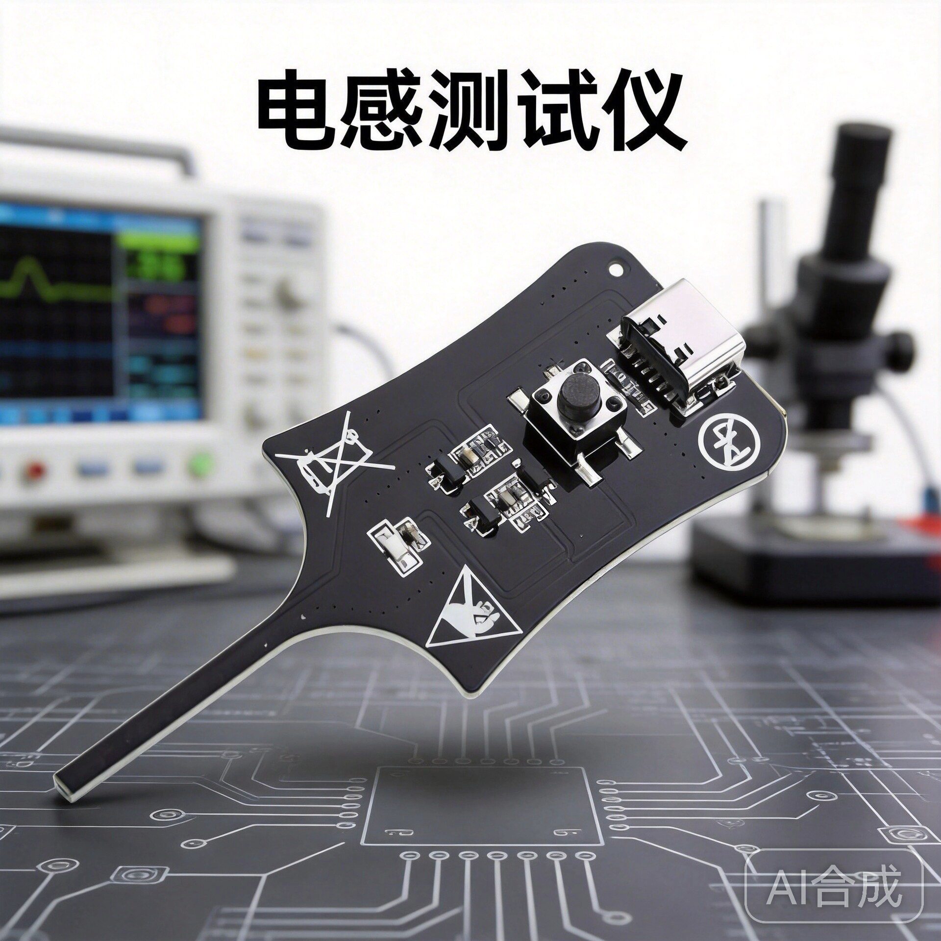 手机数码维修电容电感测试仪主板感应故障排查电磁感应测量仪图片