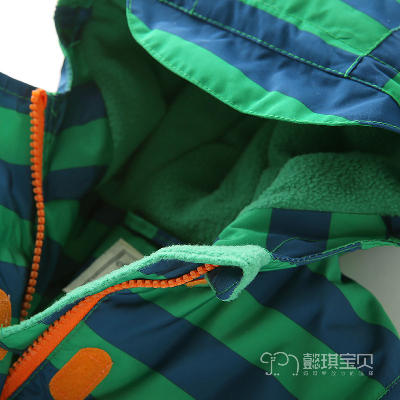 Manteau pour garcon YIQIBAOBEI en mélange - Ref 2164631 Image 3