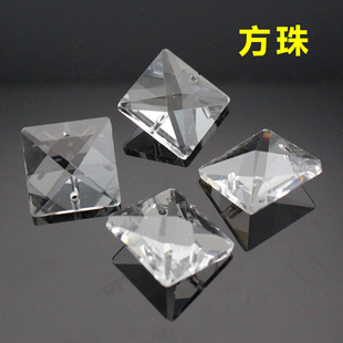 方珠 水晶玻璃吊坠灯饰灯具配件婚庆装饰挂件门帘珠帘DIY散珠