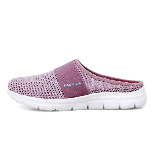 老人包头拖鞋女镂空凉拖