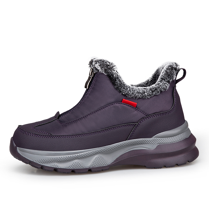 中老年人短靴女冬季雪地靴