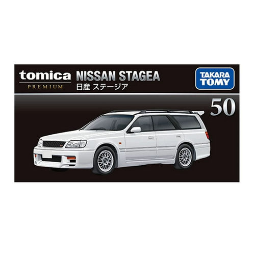 TOMY多美卡合金黑盒日产尼桑瓦罐STAGEA小汽车模型玩具车098690