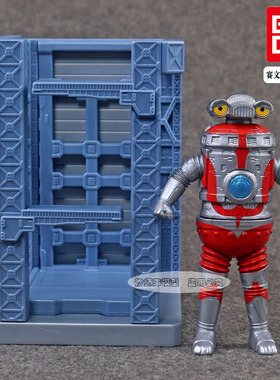 万代奥特曼怪兽世界赛文加与特空基地拼装组合模型人偶玩具96100